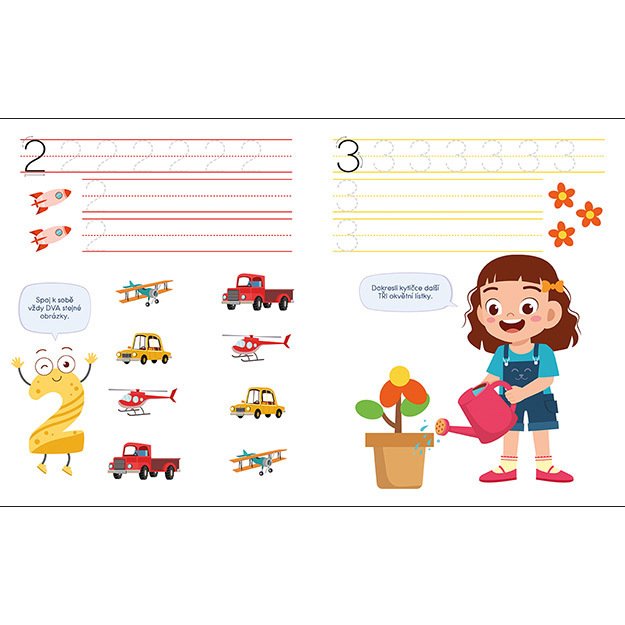 Workbook for preschoolers Numbers and counting