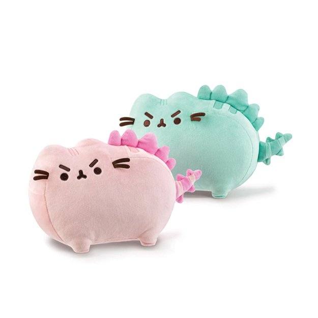 Pusheen - pliušinis dinozaurų žaislas Pusheenosaurus 24 cm (rožinis) 6