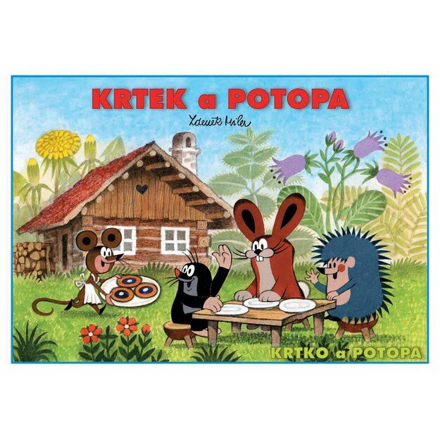 Coloring page A5 The Mole and the Flood