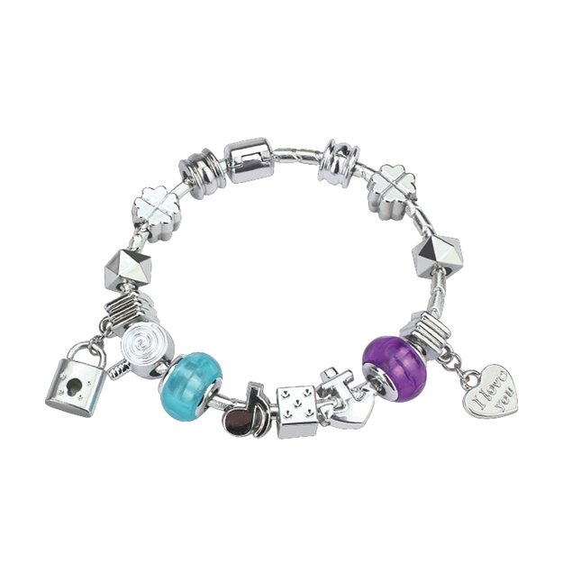 Girls  bracelet with charms