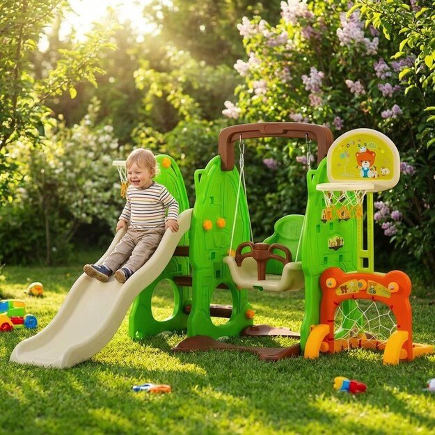 Children s slide green Baby Mix
