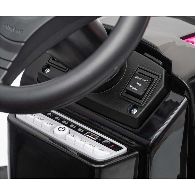 Electric tractor with trailer Milly Mally Farmer pink