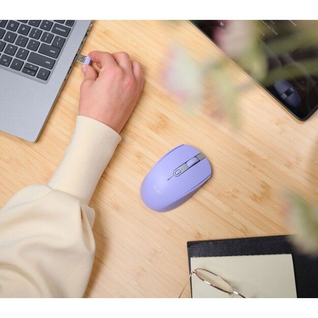 Trust Ozaa – belaidė optinė pelė (violetinė) 6