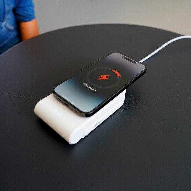 STM ChargeTree MAG – mobilusis belaidis įkroviklis „trys viename“ su „MagSafe“ (baltas) 11