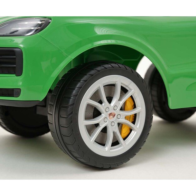 Milly Mally Porsche Cayenne S green ride-on car