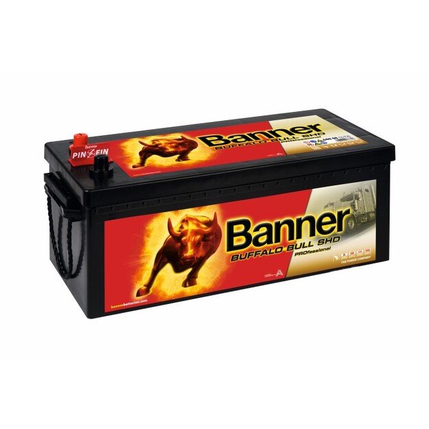 Banner 180Ah 1000A Buffalo Bull PRO akumuliatorius 12V 514x223x195/220  