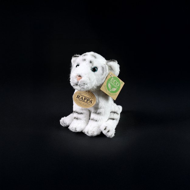Plush white tiger 15 cm ECO-FRIENDLY