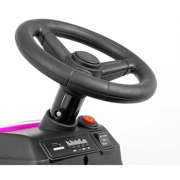 Electric tractor with trailer Milly Mally Rolly pink