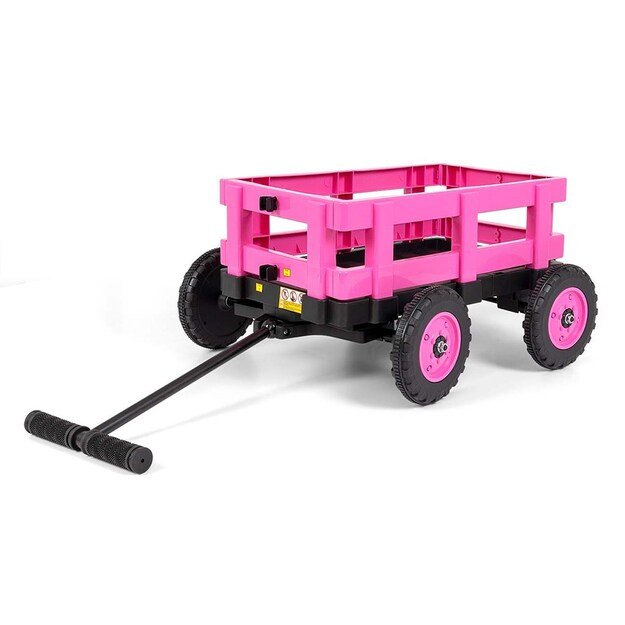Electric tractor with trailer Milly Mally Rolly pink