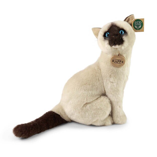 Plush Siamese cat 30 cm ECO-FRIENDLY