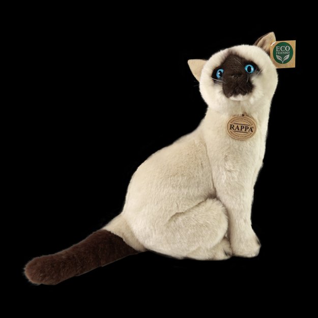 Plush Siamese cat 30 cm ECO-FRIENDLY