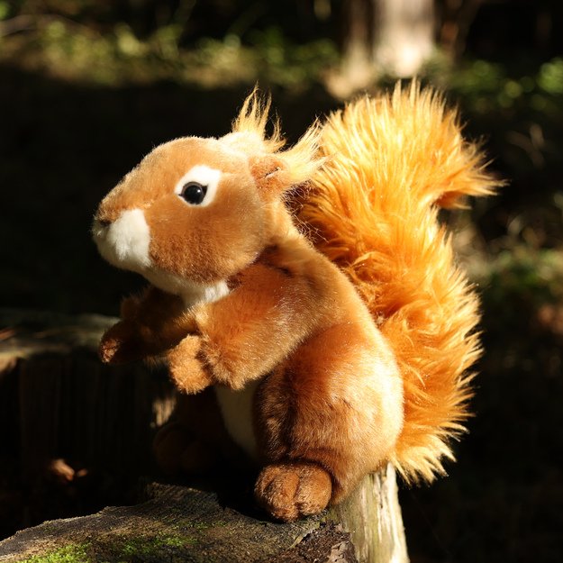 Plush squirrel 20 cm ECO-FRIENDLY