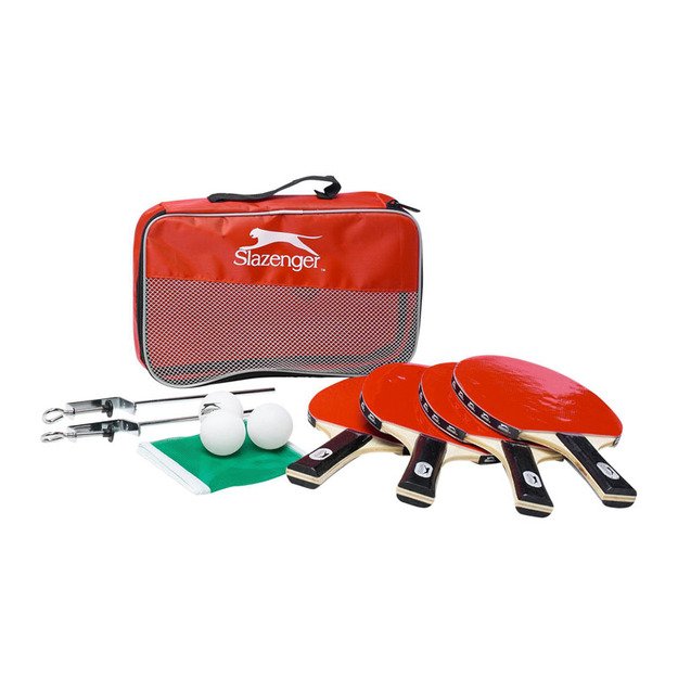 Slazenger - Branded ping pong / table tennis set 10 pieces