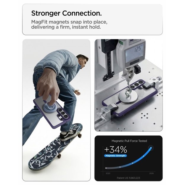 Spigen Ultra Hybrid Mag MagSafe - Case for Samsung Galaxy S26 Ultra (Deep Purple)