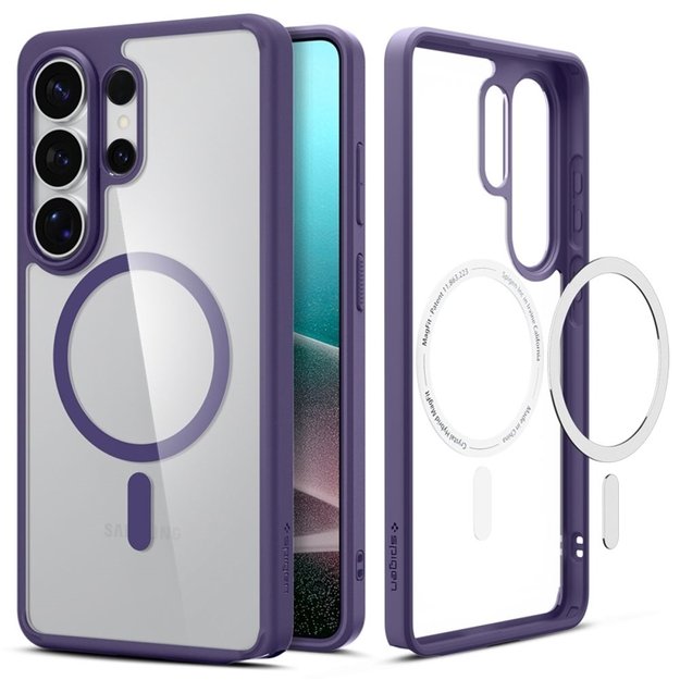 Spigen Ultra Hybrid Mag MagSafe - Case for Samsung Galaxy S26 Ultra (Deep Purple)