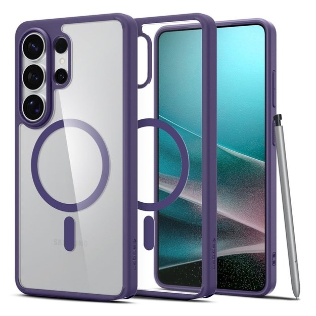 Spigen Ultra Hybrid Mag MagSafe - Case for Samsung Galaxy S26 Ultra (Deep Purple)