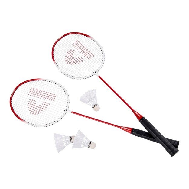 Donnay - 6-piece badminton set in a case (red)
