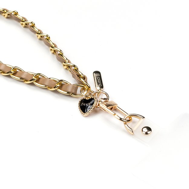 Crong Phone Charm - Lanyard Phone Pendant (Beige Twist)