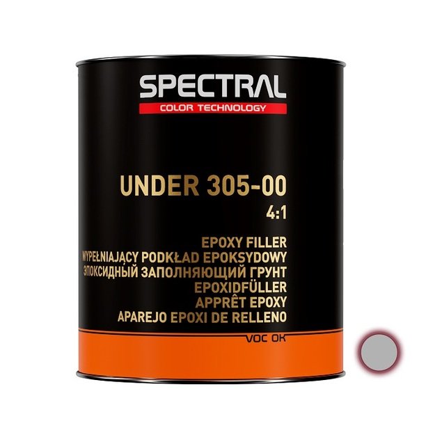 Epoksidinis užpildantis gruntas UNDER 305-00 P3  4+1 2,8L pilkas  