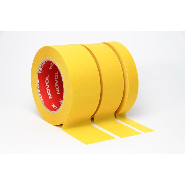 Maskavimo juosta PREMIUM 50mm  110&deg;C YELLOW 1x24  