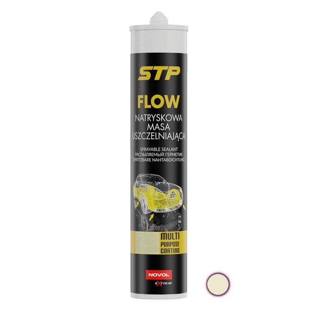 Pur&scaron;kiamas hermetikas STP FLOW gelsvas 290ml  