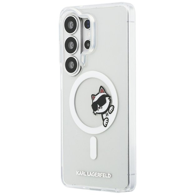 Karl Lagerfeld IML Peekaboo Choupette MagSafe - Samsung Galaxy S26 Ultra Case (Clear)