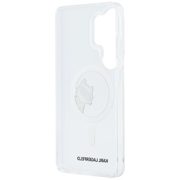 Karl Lagerfeld IML Peekaboo Choupette MagSafe - Samsung Galaxy S26 Ultra Case (Clear)