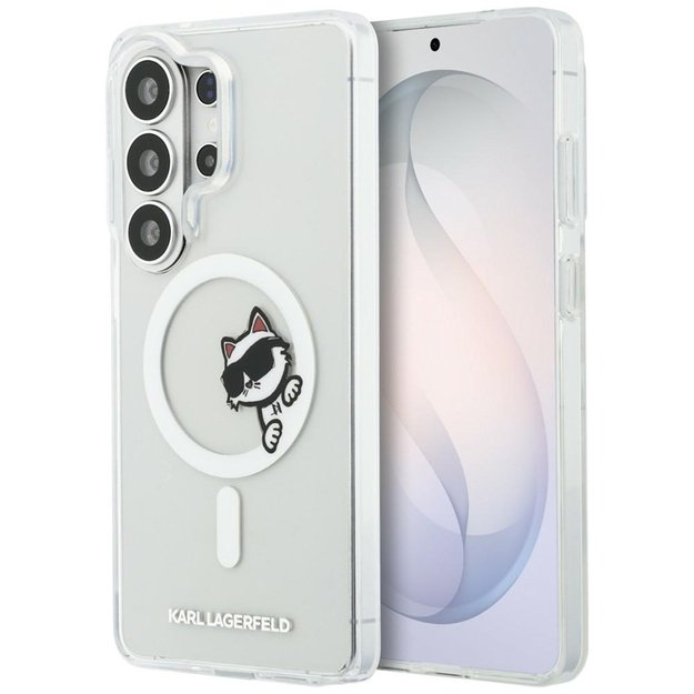 Karl Lagerfeld IML Peekaboo Choupette MagSafe - Samsung Galaxy S26 Ultra Case (Clear)