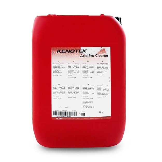 Rūg&scaron;tinis valiklis 20L AcidPro Cleaner Kenotek  