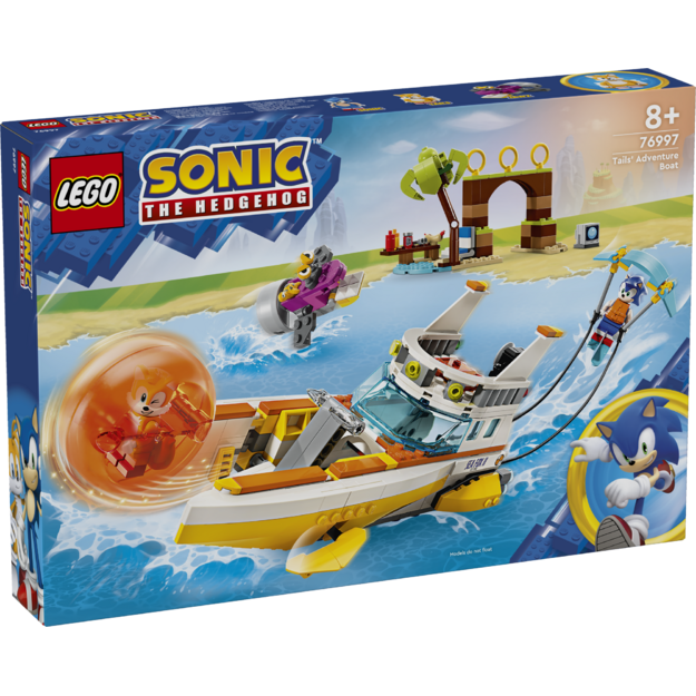 LEGO Sonic the Hedgehog Tails  Adventure Boat