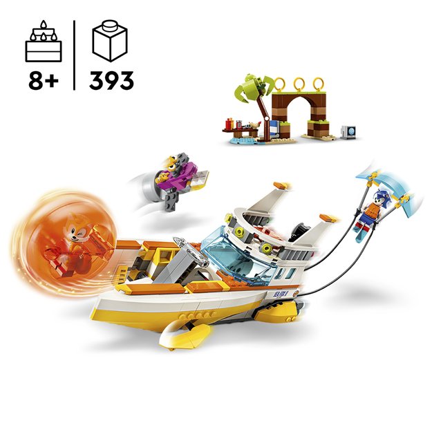 LEGO Sonic the Hedgehog Tails  Adventure Boat