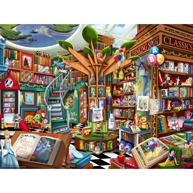 Ravensburger Puzzle 1500 Pieces: Magical Disney Bookshop