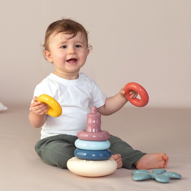 Smoby Roly Poly Pyramid - colorful