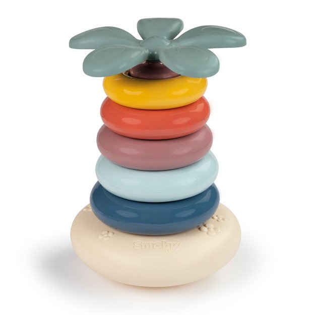 Smoby Roly Poly Pyramid - colorful
