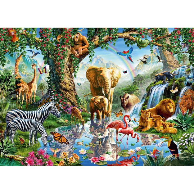 Ravensburger Puzzle 1000 Pieces: Adventures in the Jungle
