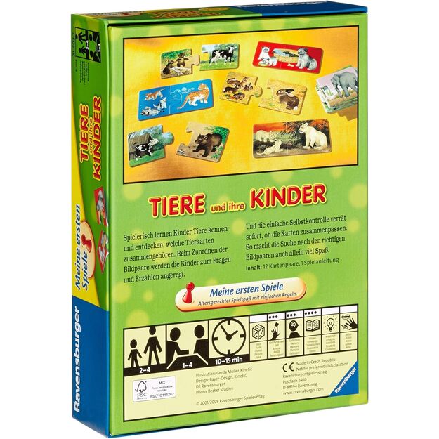 Ravensburger Animals And Their Children Game