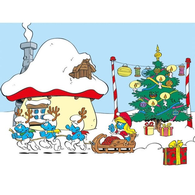 Dino Cube Puzzle 12 pc The Smurfs