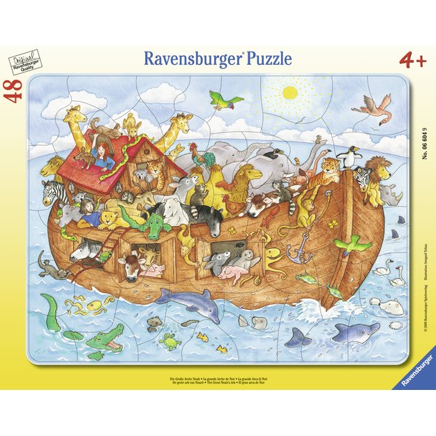 Ravensburger Frame Puzzle 48 pc Noah s Arc