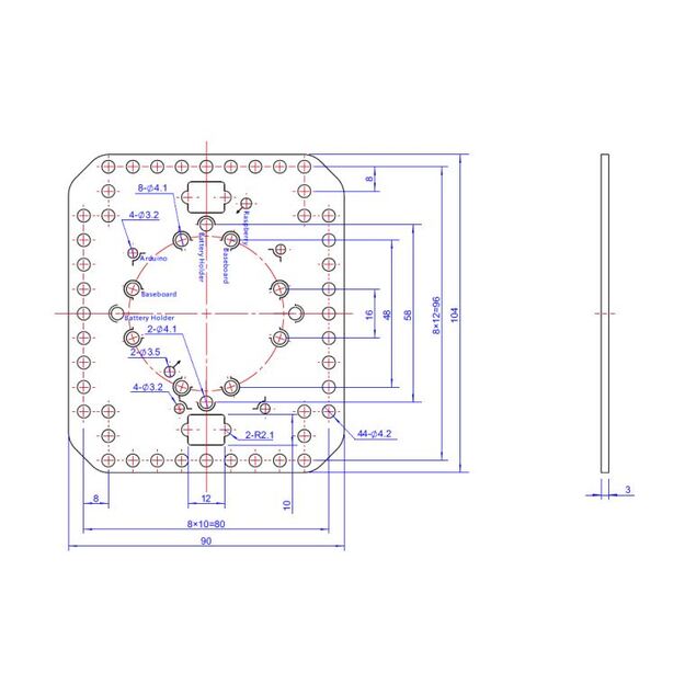 Makeblock Base Bracket B