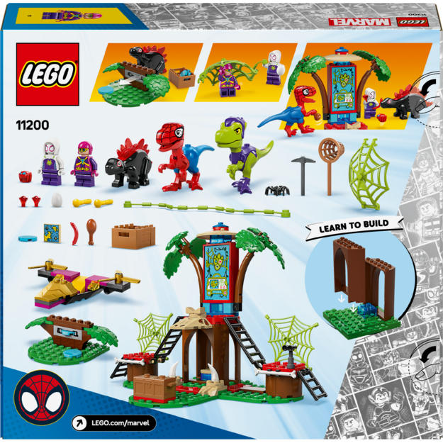 LEGO Spidey and Gobby s Raptor Battle at Tree House HQ