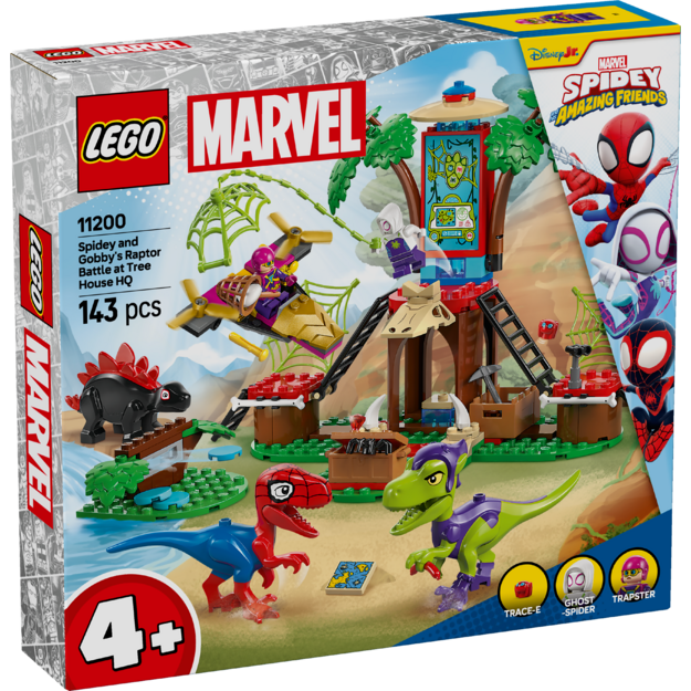 LEGO Spidey and Gobby s Raptor Battle at Tree House HQ