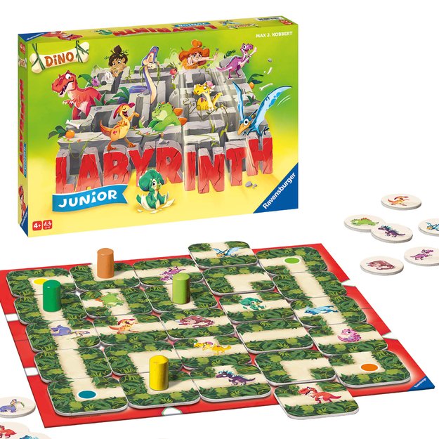 Ravensburger Board Game Junior Labyrinth with Dinos