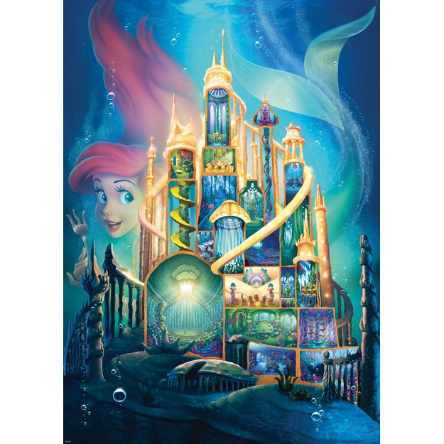 Ravensburger Puzzle 1000 pc Disney&acute;s Ariel Castle 