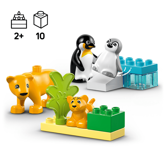 LEGO DUPLO Wild Animal Families: Penguins & Lions