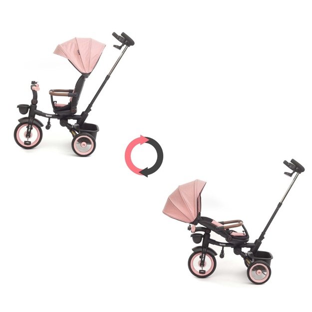 Luxury children s tricycle with lighting Milly Mally Twinkle pink