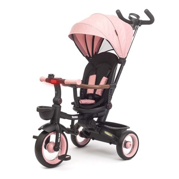 Luxury children s tricycle with lighting Milly Mally Twinkle pink