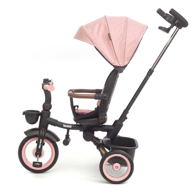 Luxury children s tricycle with lighting Milly Mally Twinkle pink