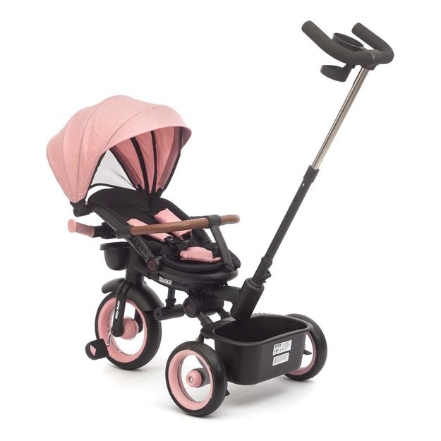 Luxury children s tricycle with lighting Milly Mally Twinkle pink