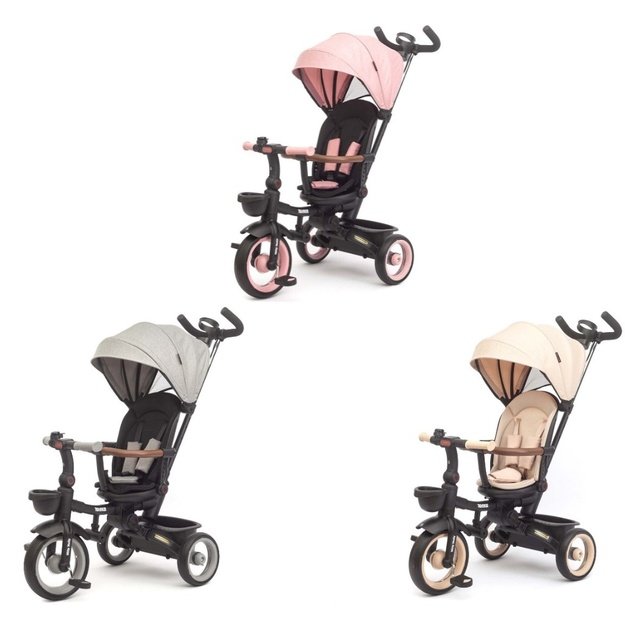 Luxury children s tricycle with lighting Milly Mally Twinkle pink