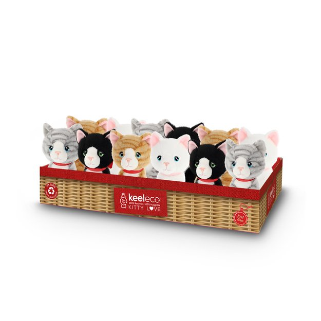 Keel Toys Keeleco Kitty Love 14 cm - 4 different